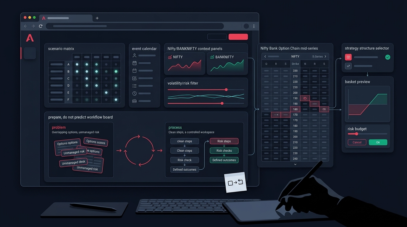 Bank Nifty Option Chain Mid-Series: Algo Risk Checks editorial illustration