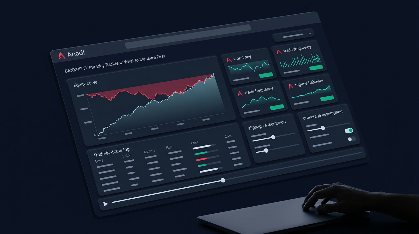 BANKNIFTY Intraday Backtest: What to Measure First editorial illustration