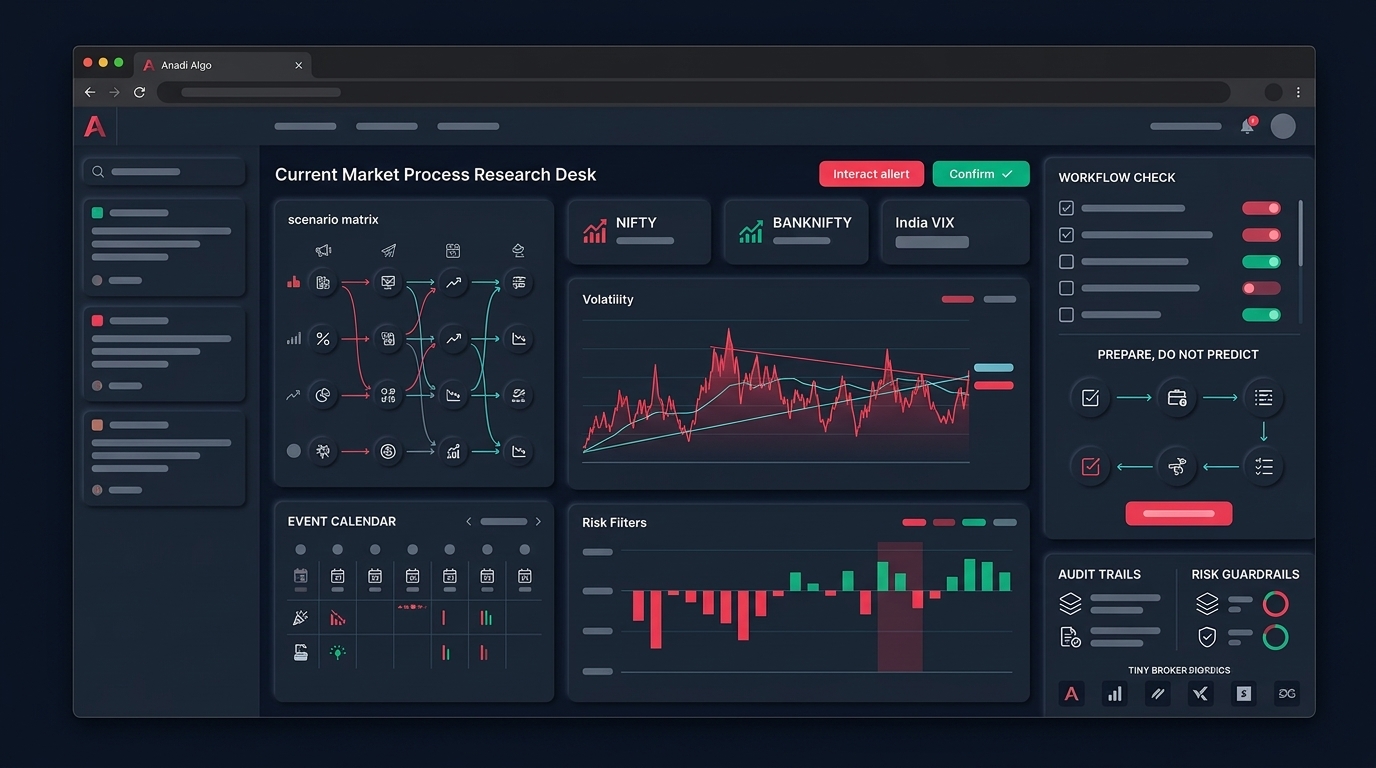 Nifty & Bank Nifty Today: Algo Trader Process Guide editorial illustration